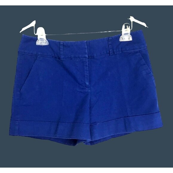 7TH AVENUE- WOMENS BLUE POCKETS SHORTS SIZE 10 - Picture 1 of 7
